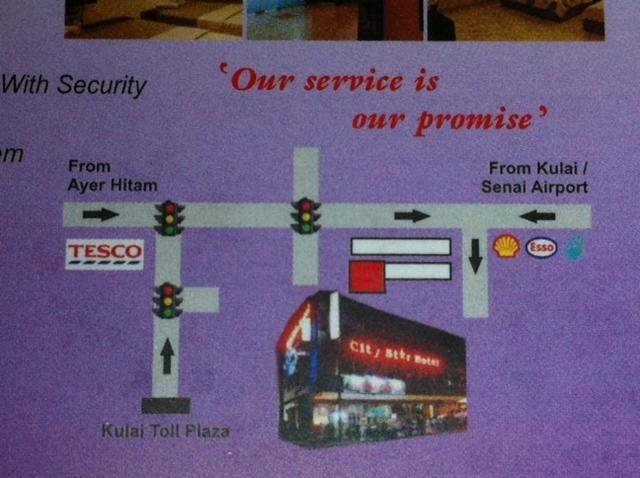City Star Hotel Kulai Eksteriør bilde